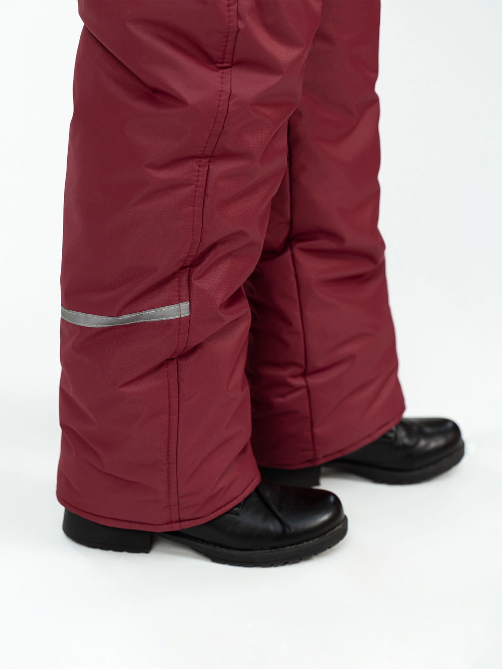 Брюки детские зимние бордовые