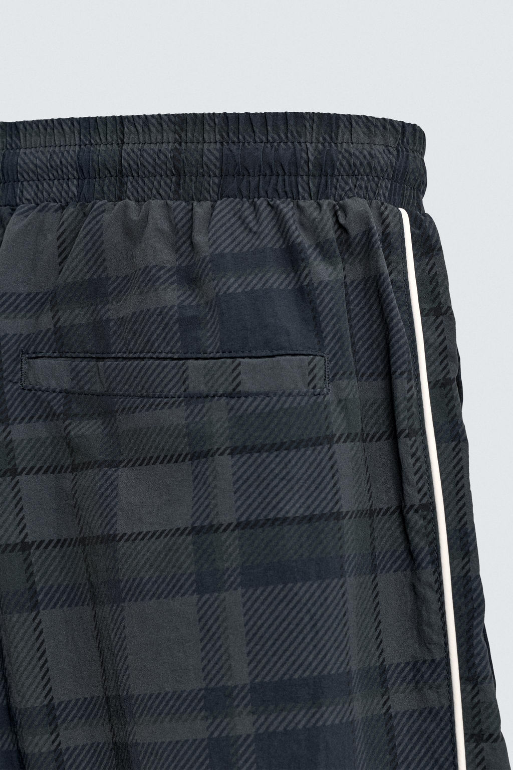 CONTRAST CHECK TECHNICAL JOGGER TROUSERS