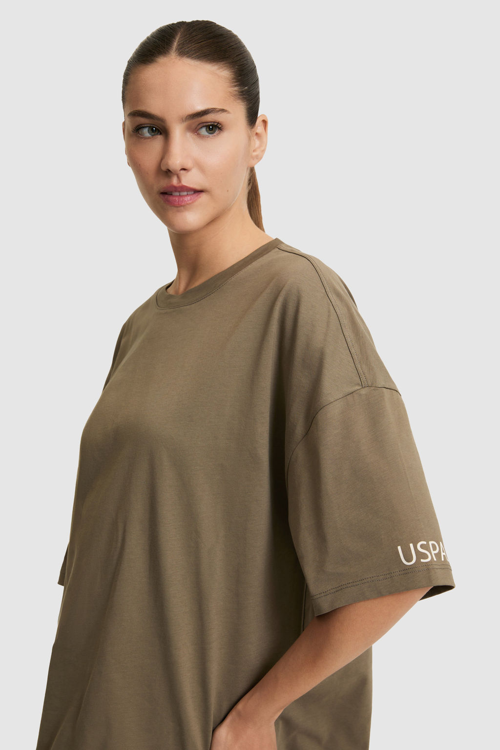 Kad_n Vizon Bisiklet Yaka Ti__rt - U.s. polo assn фото 2