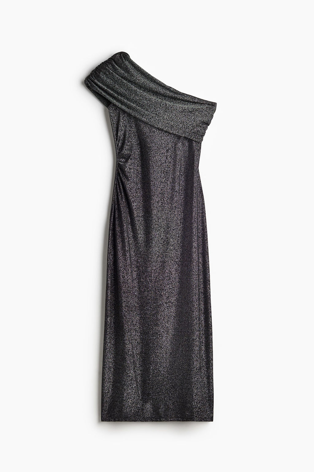 Vestido ajustado de un hombro - H&m фото 4
