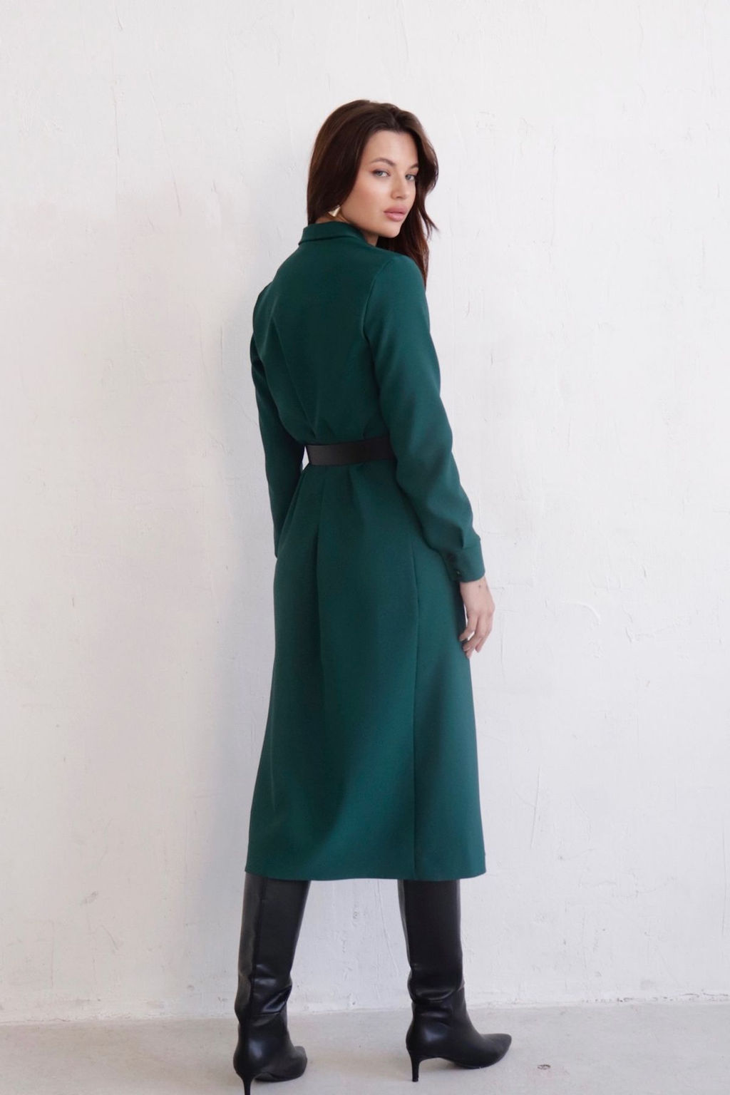 Платье-рубашка с английским воротником - Martichelli фото 301