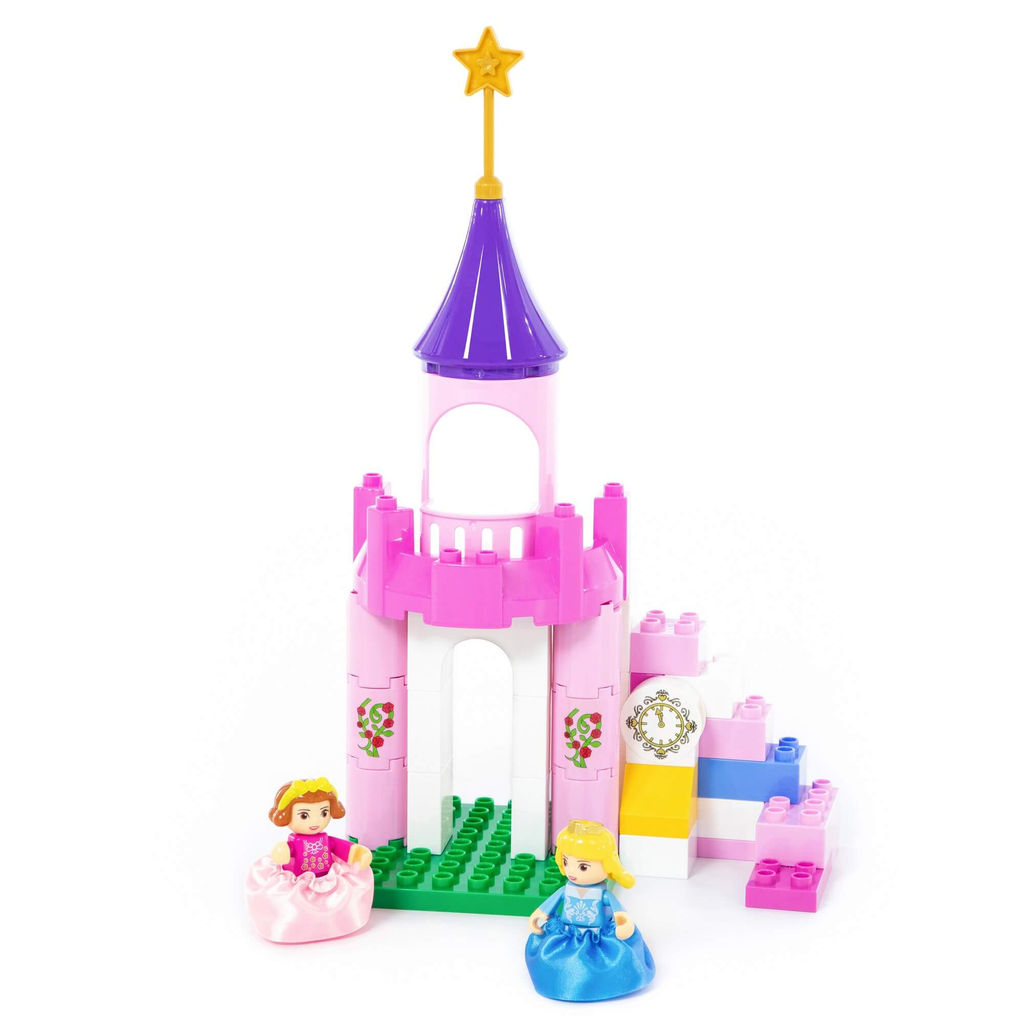 Конструктор Макси - Весёлая принцесса (86 элементов) (в коробке) - Полесье фото 3