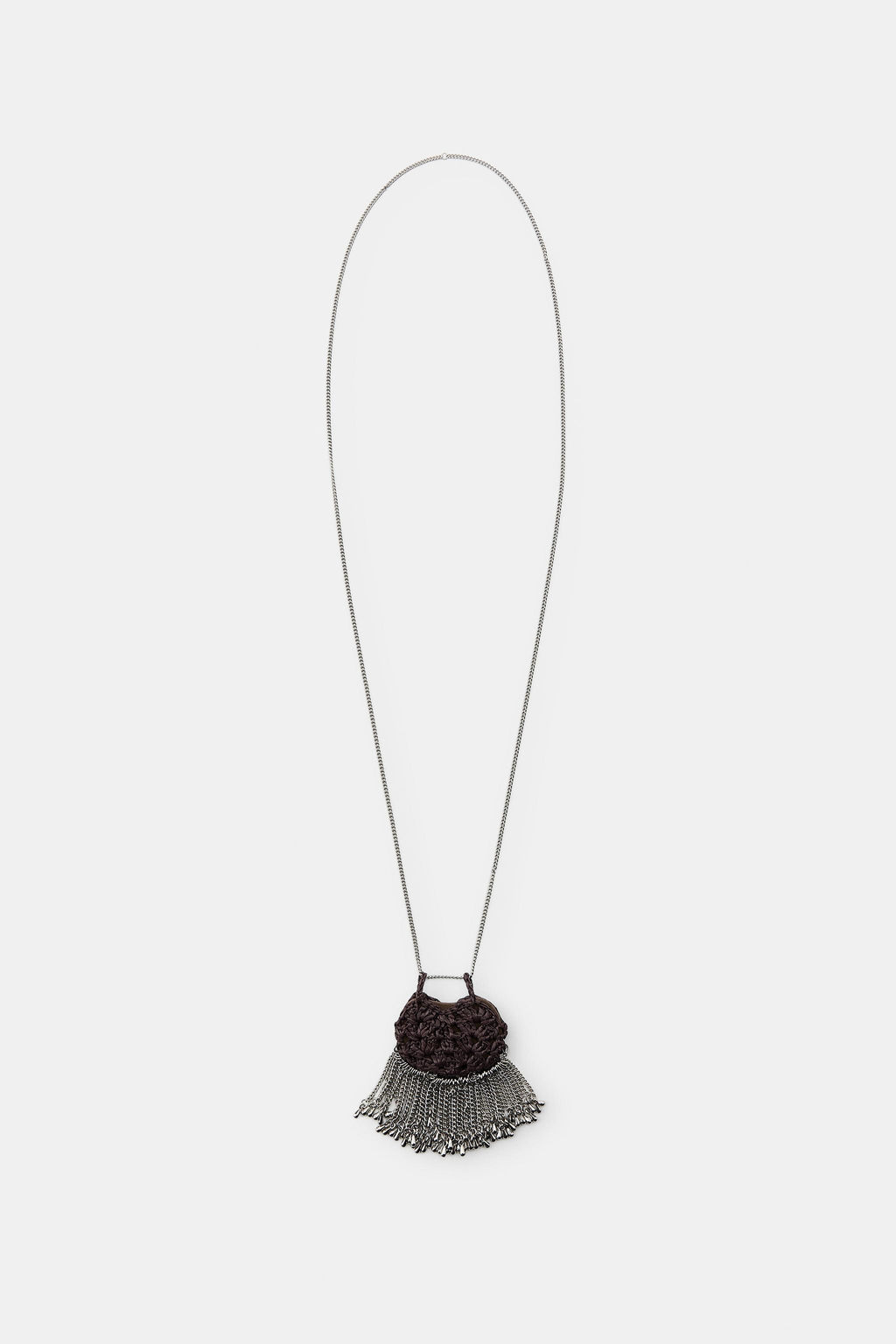 LONG CROCHET BAG NECKLACE - Zara фото 3