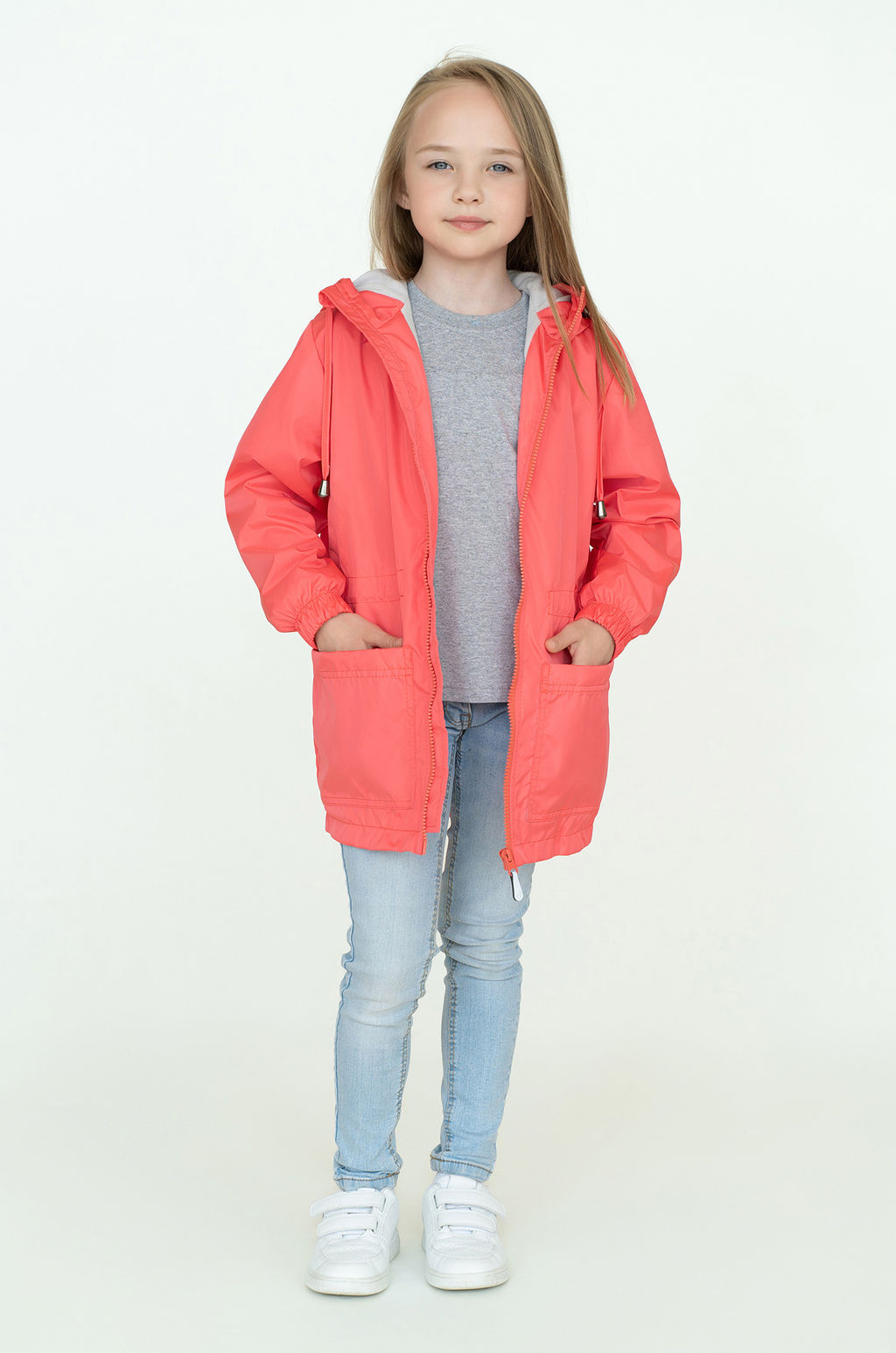 Ветровка детская коралл