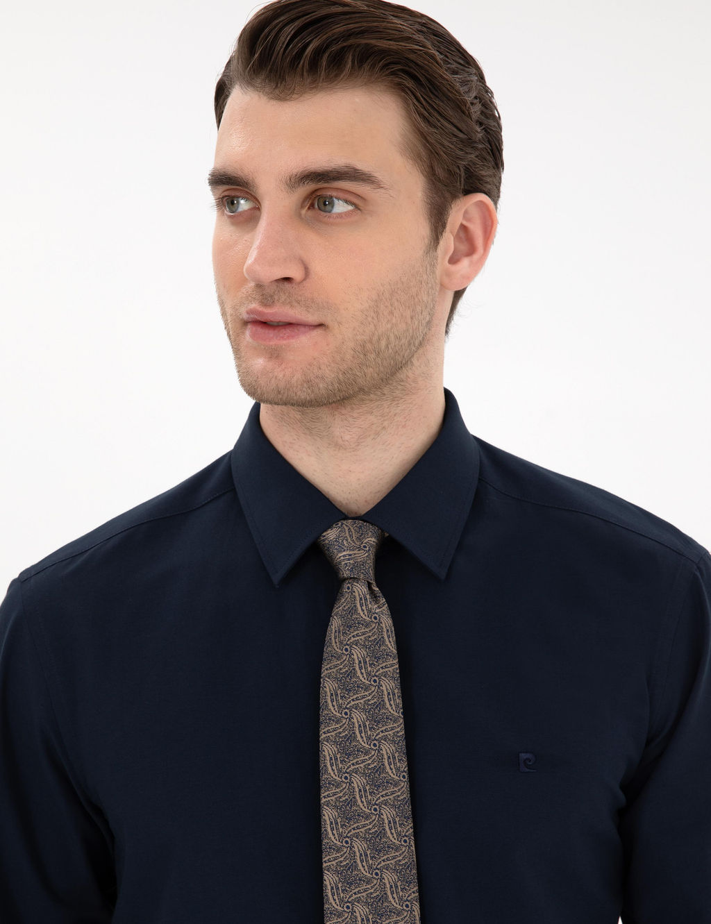 Lacivert Regular Fit Uzun Kollu Basic G_mlek - Pierre cardin фото 2