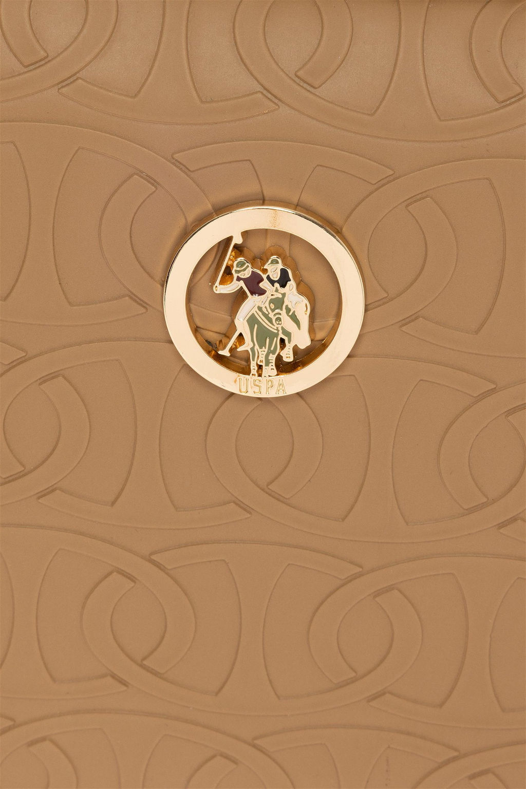 Женская темно-бежевая сумка через плечо Неожиданная скидка в корзине - U.s. polo assn фото 6