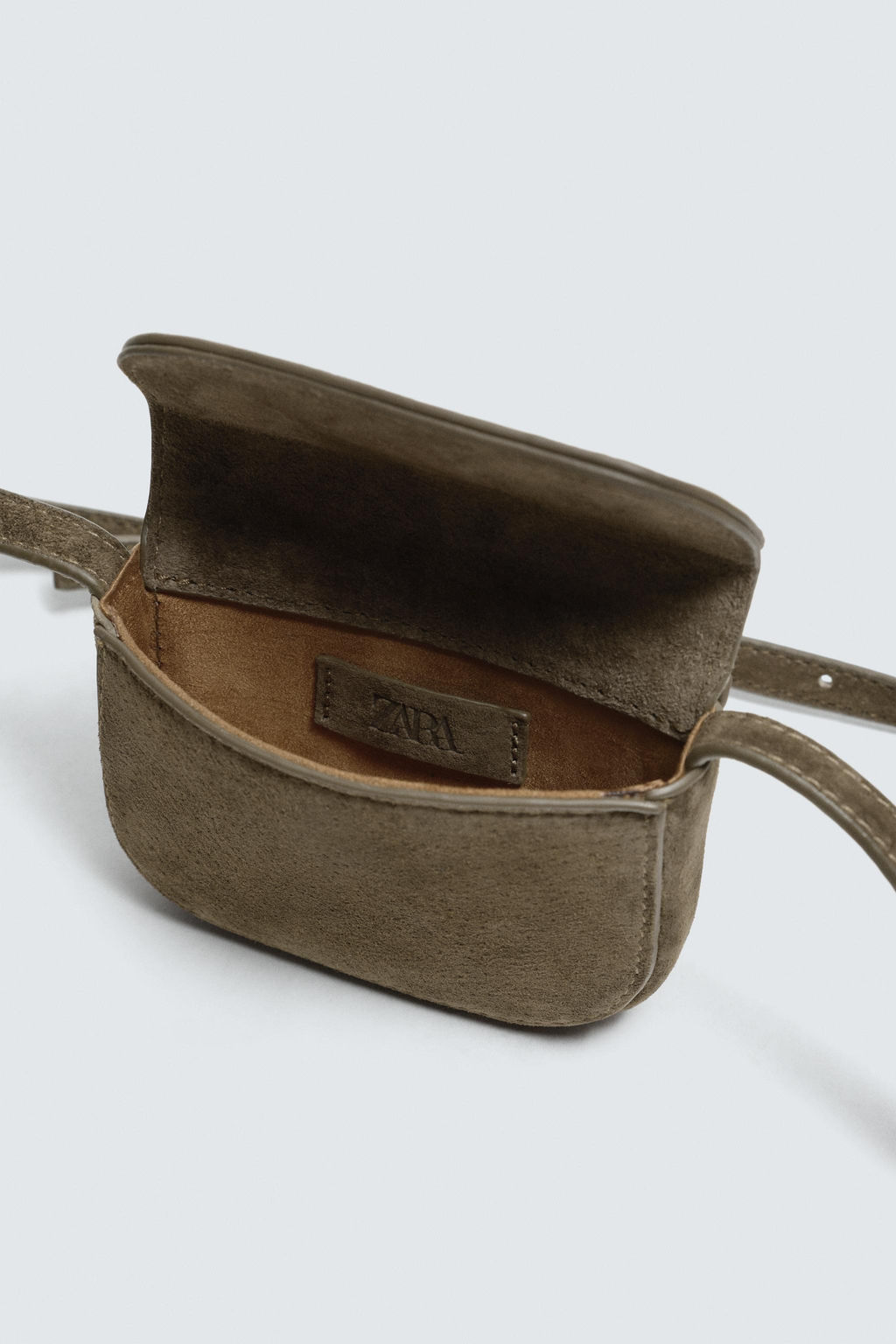 MINI LEATHER CROSSBODY BAG - Zara фото 6