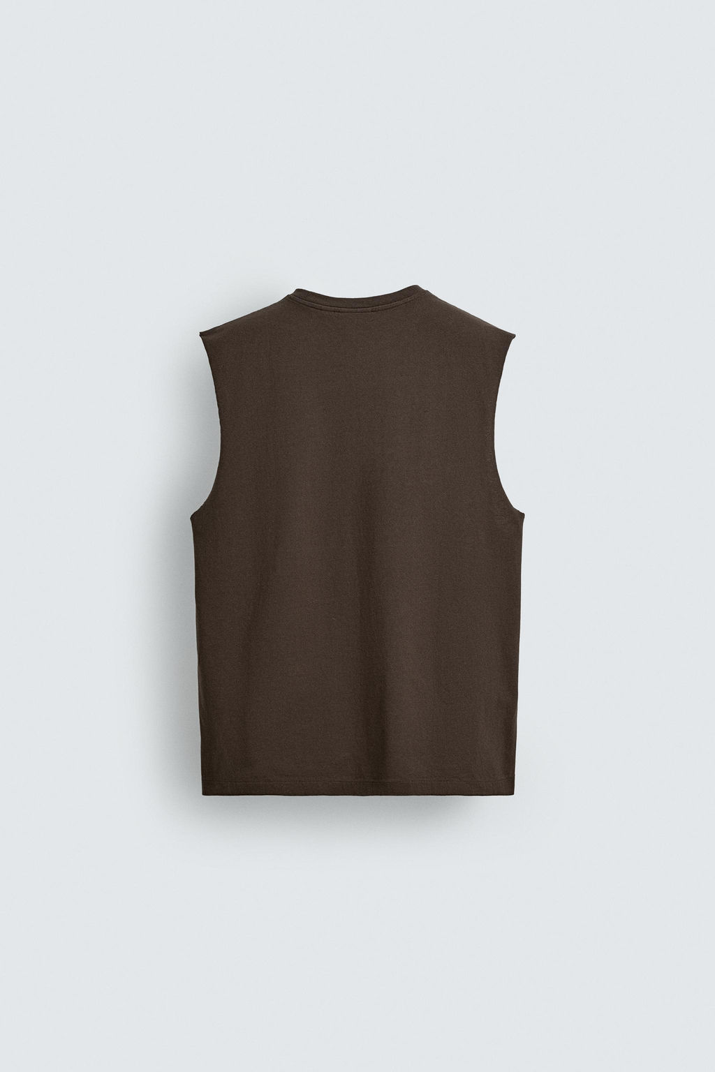 CAMISETA TANK LIGHTWEIGHT RELAXED FIT / Marr?n - Zara фото 7