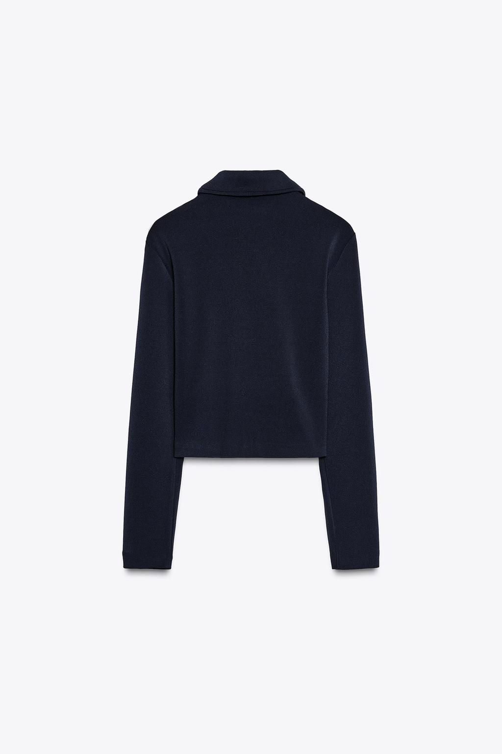 CREPE ZIP-UP JACKET - Zara фото 17