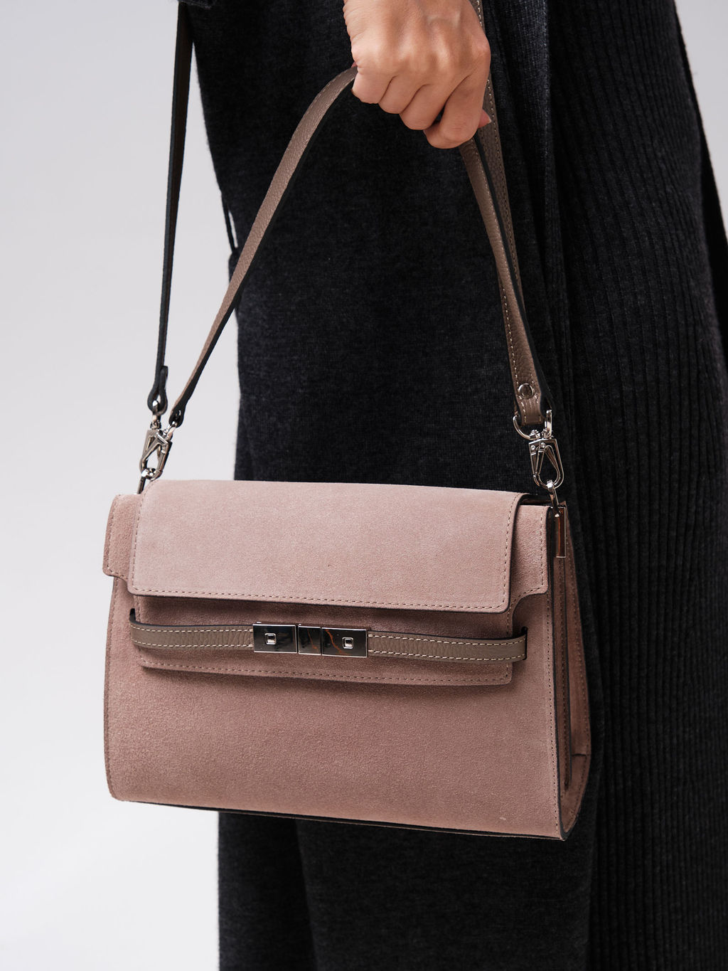 Замшевая сумка Rachel DBR 31361 капучино  фото 5