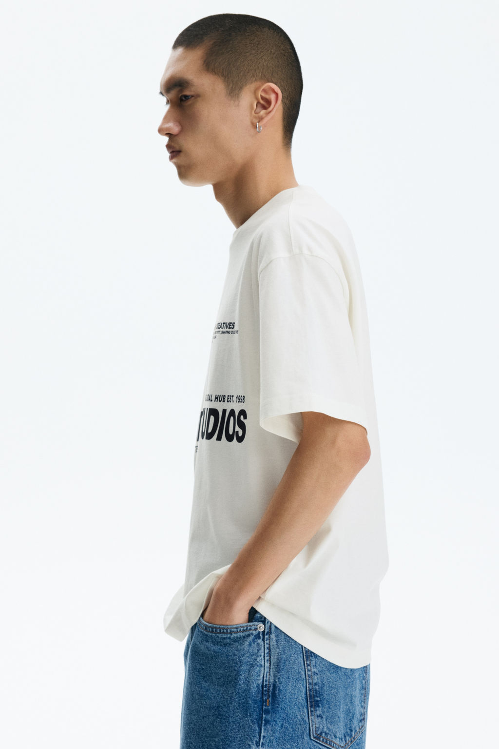 Camiseta estampada Relaxed Fit - H&m фото 9