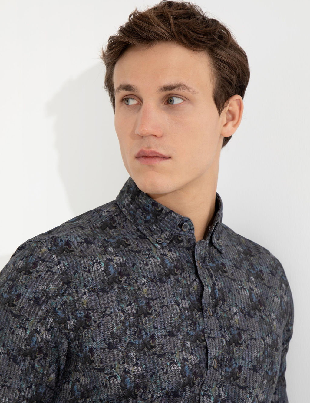 Ye_il Slim Fit Uzun Kollu G_mlek
