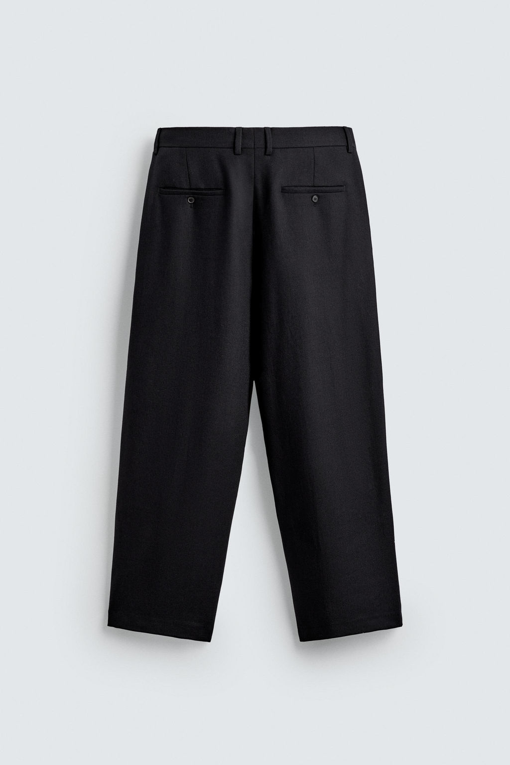 LIMITED EDITION 100% WOOL STRAIGHT-LEG TROUSERS - Zara фото 7