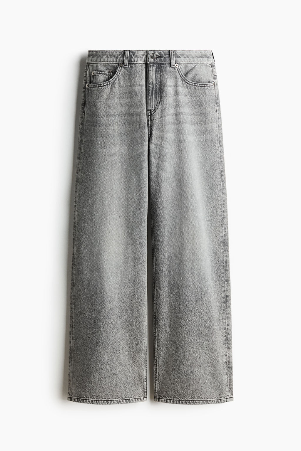Baggy Regular Waist Jeans - H&m фото 3