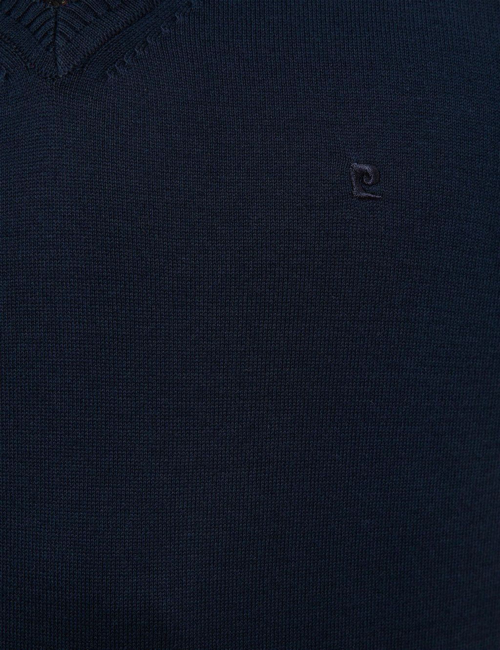 Lacivert Slim Fit V Yaka Basic Triko Kazak - Pierre cardin фото 6