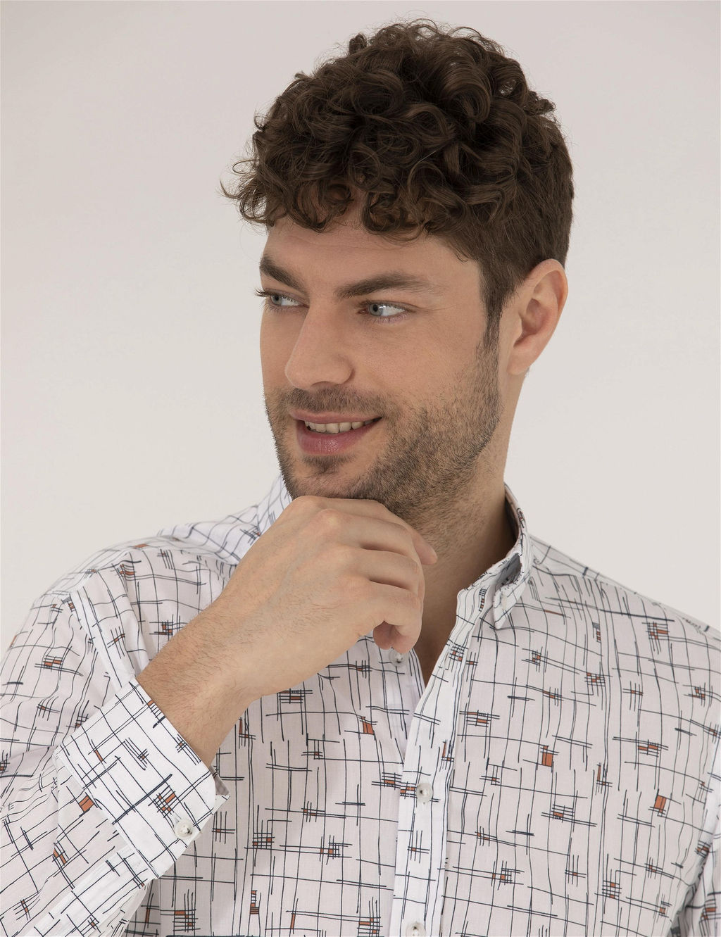 Kahverengi Slim Fit Uzun Kollu G_mlek - Pierre cardin фото 3