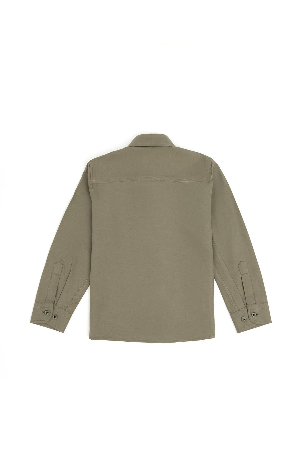 Базовая рубашка цвета хаки с длинным рукавом для мальчика Неожиданная скидка в корзине - U.s. polo assn фото 2