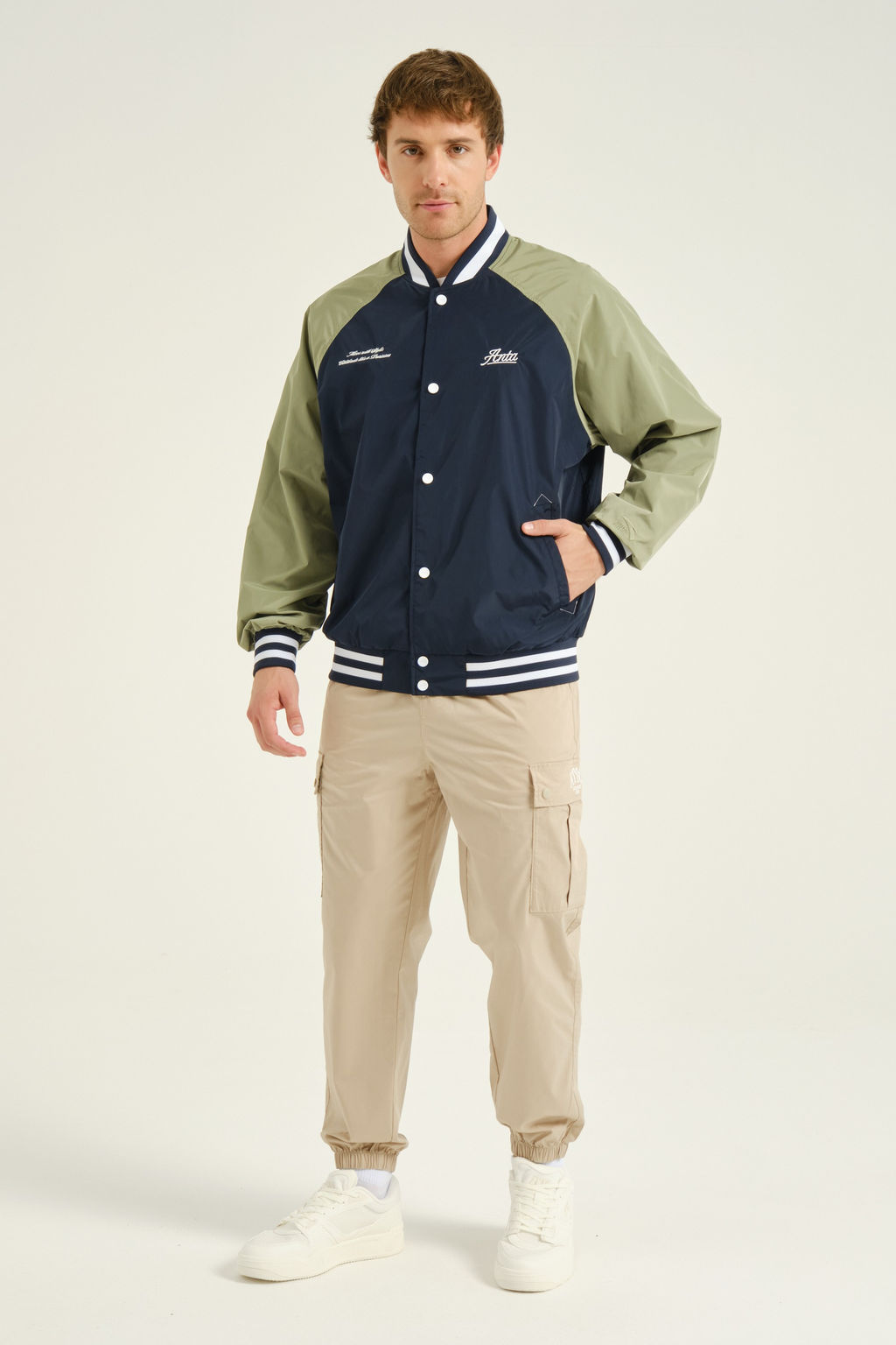 Бомбер Темно-синий - Anta фото 2