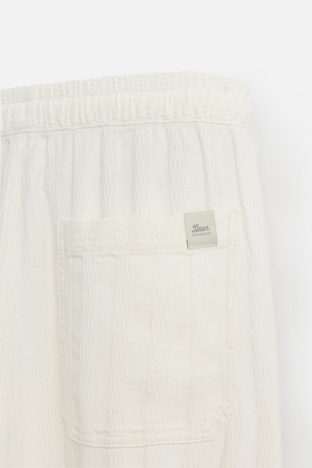 RELAXED FIT JACQUARD TROUSERS - Zara фото 10
