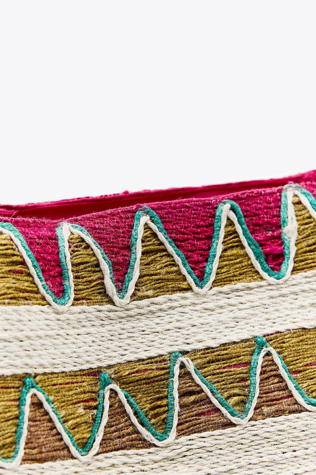 BRAIDED RECTANGULAR BAG - Zara фото 4