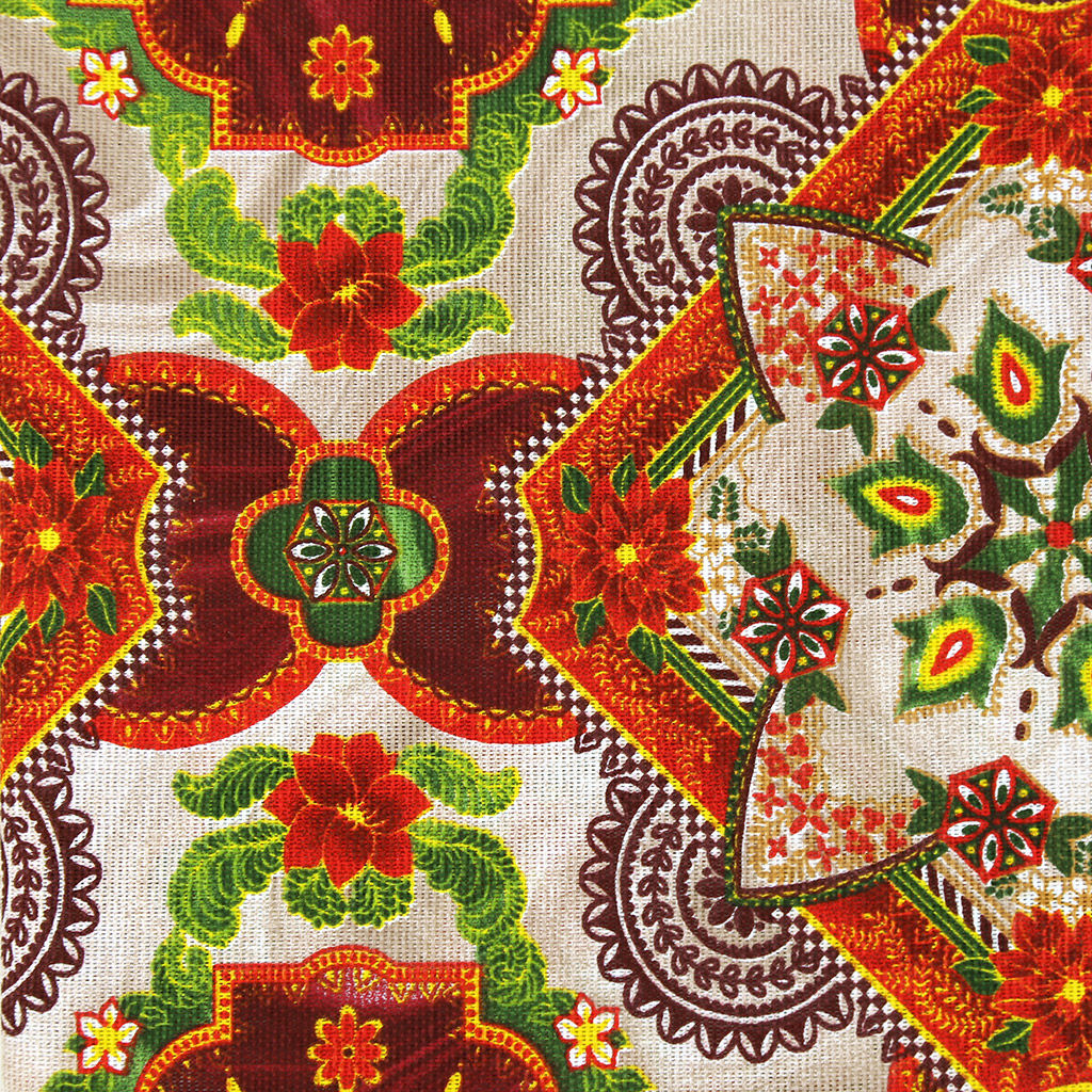 Барокко Скатерть рогожка 150х150см, 171г/м2, хлопок 100%, Домашняя мода (Россия)  фото 3