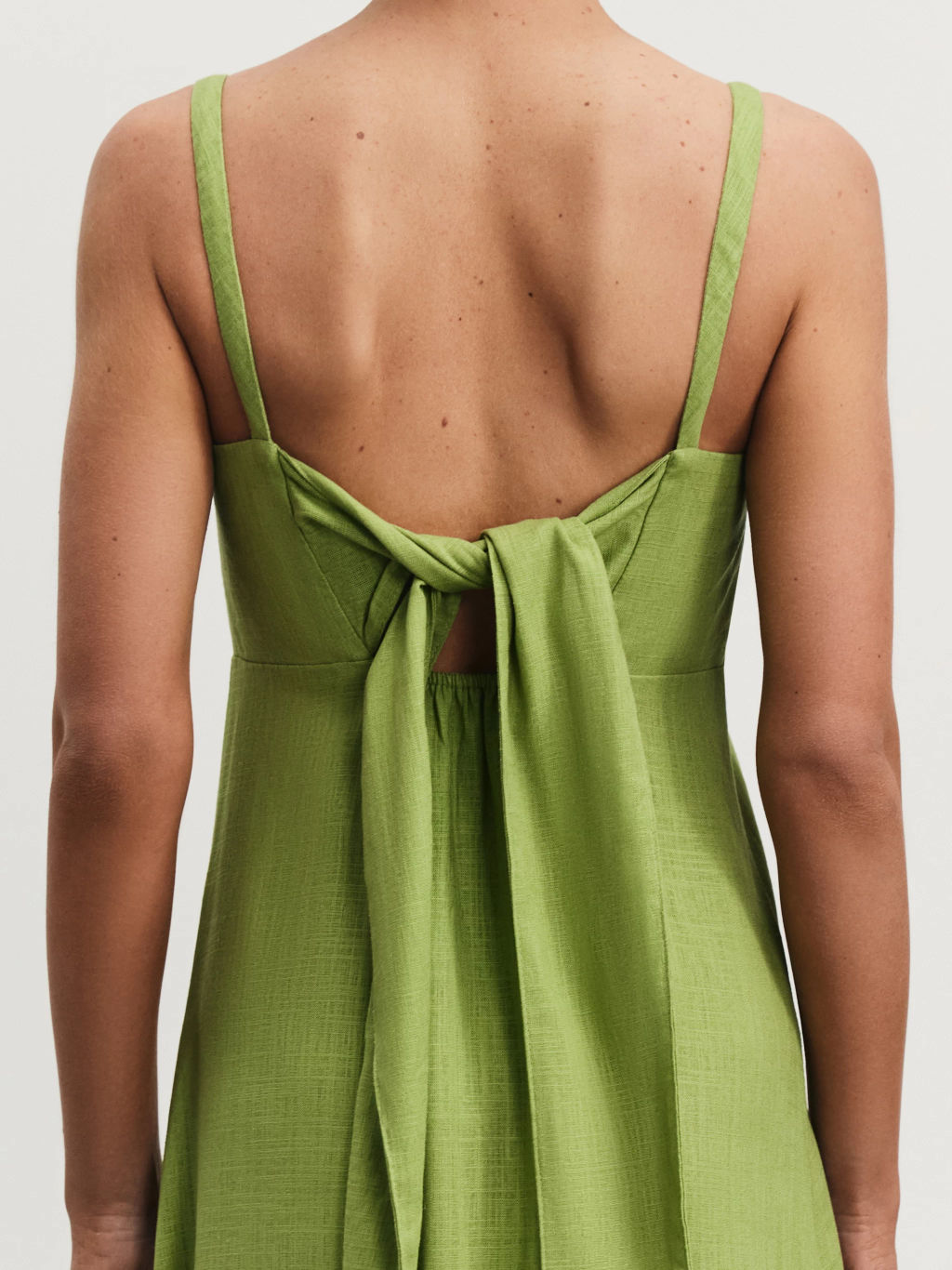 Сарафан из вискозы и льна прилегающего кроя / Zarina  фото 7