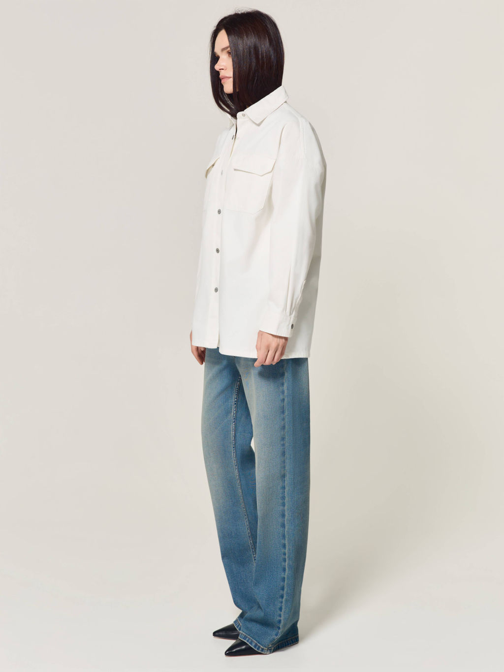 CONTE CON-924 Ветровка джинсовая женская off white