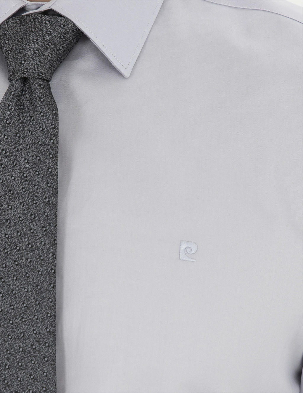 Gri Slim Fit Uzun Kollu Basic G_mlek - Pierre cardin фото 7