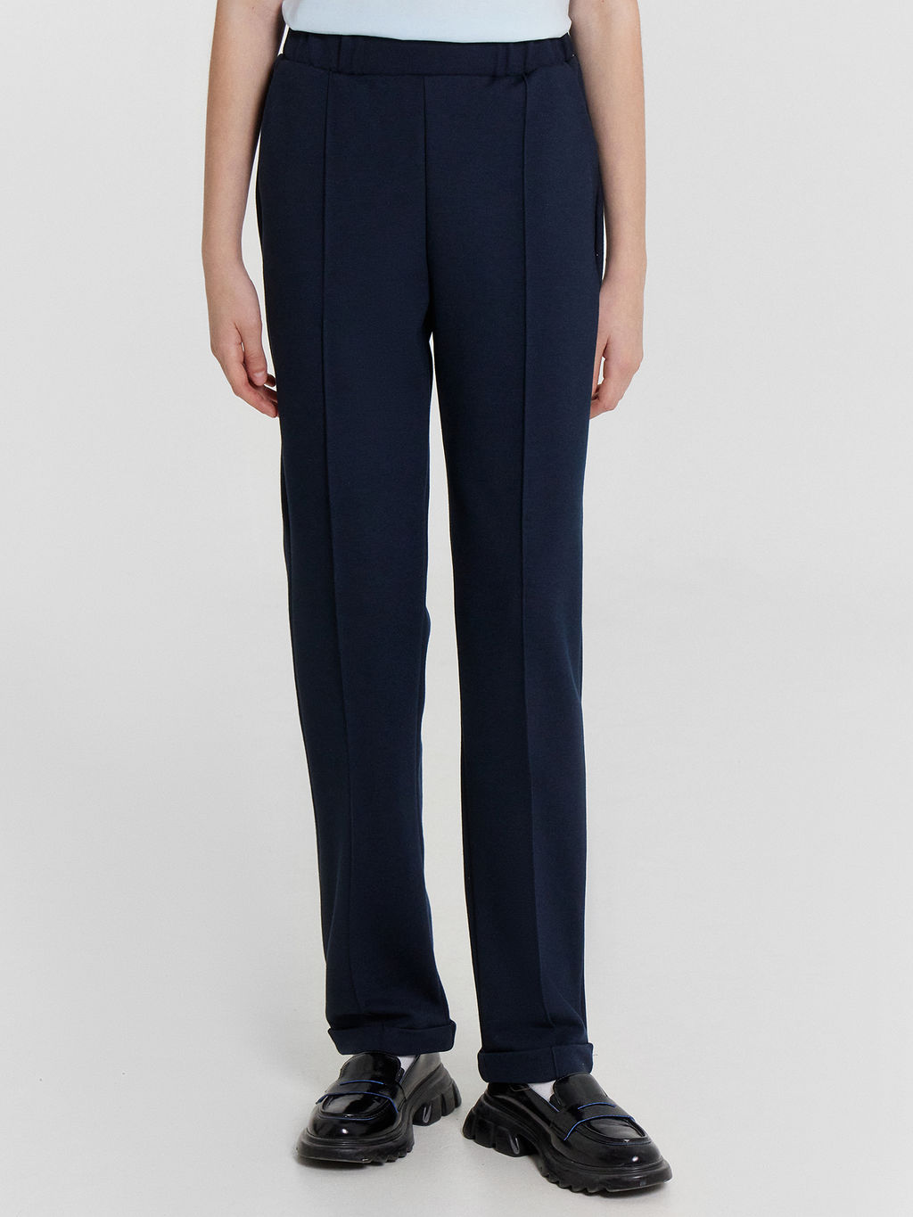 Брюки для девочек синие - Mark formelle фото 2