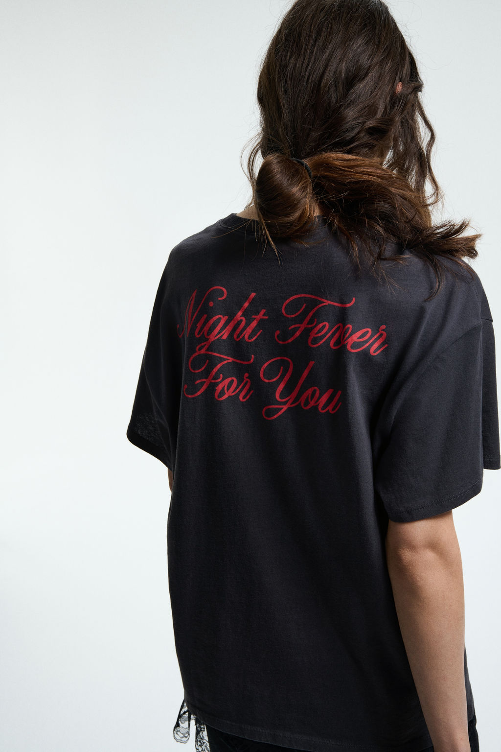Camiseta oversize con motivo estampado - H&m фото 7