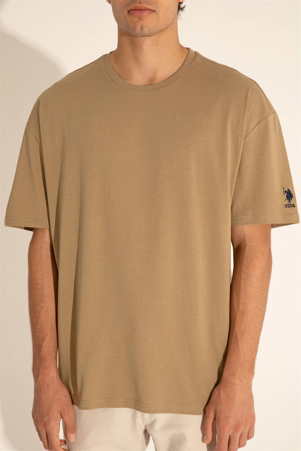 Мужская футболка цвета хаки - U.s. polo assn фото 14