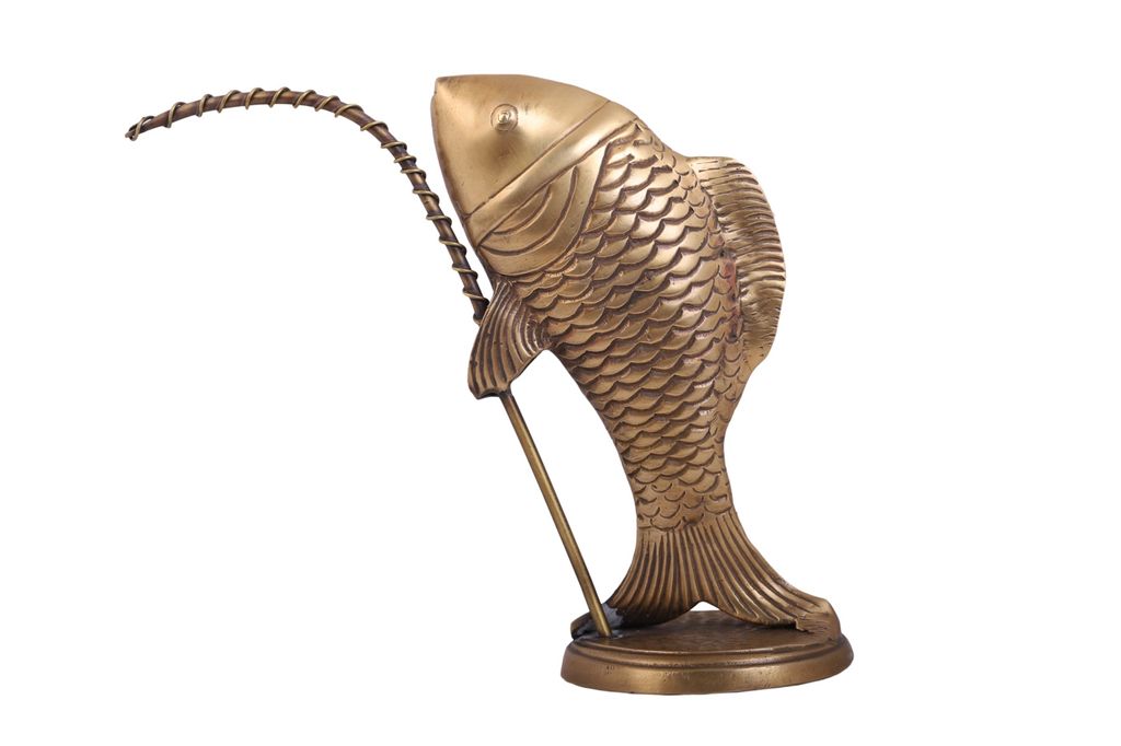 Статуэтка Карась с удочкой №Ст4170 - Ганг фото 2