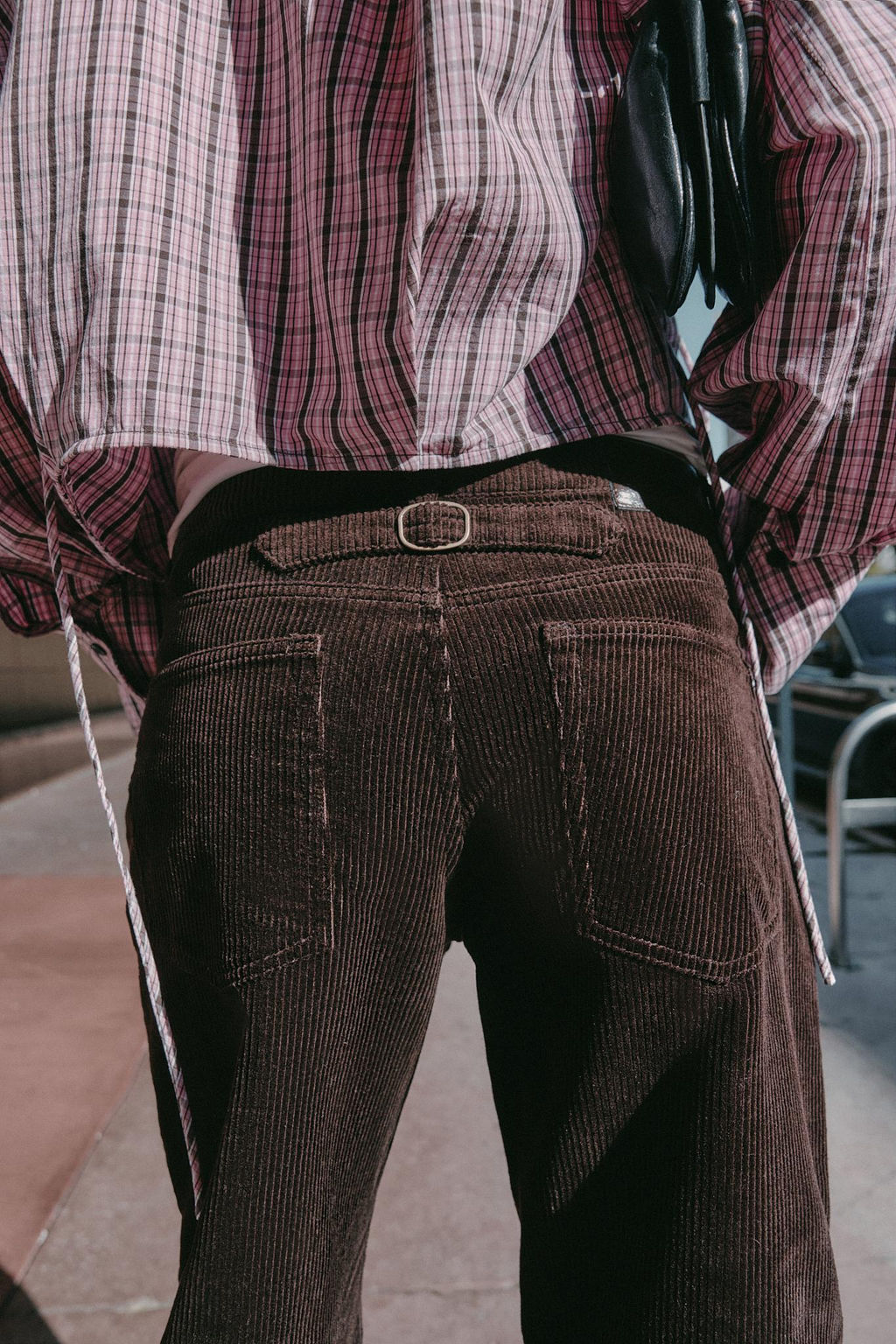 STRAIGHT-LEG CORDUROY TROUSERS - Zara фото 4