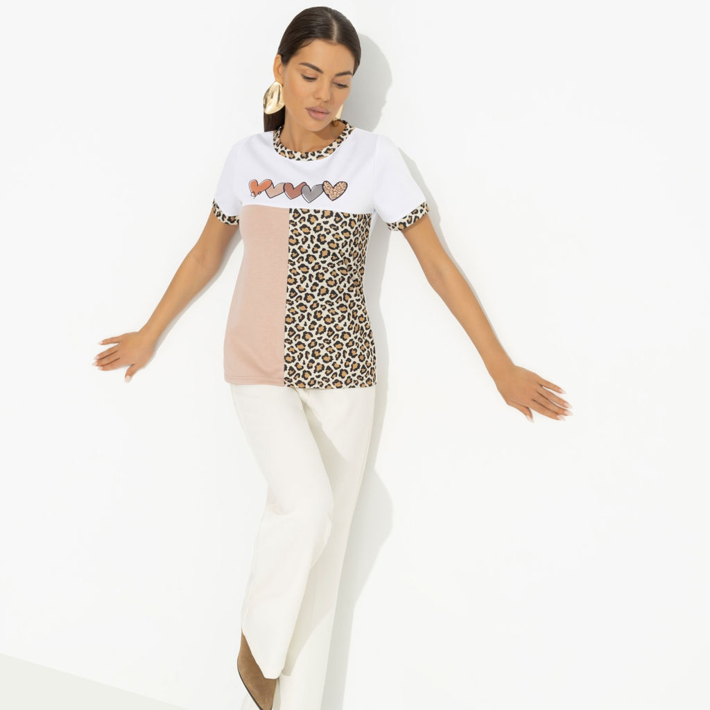 Футболка комбинированная, Покоряет не только сердца - Charutti фото 4