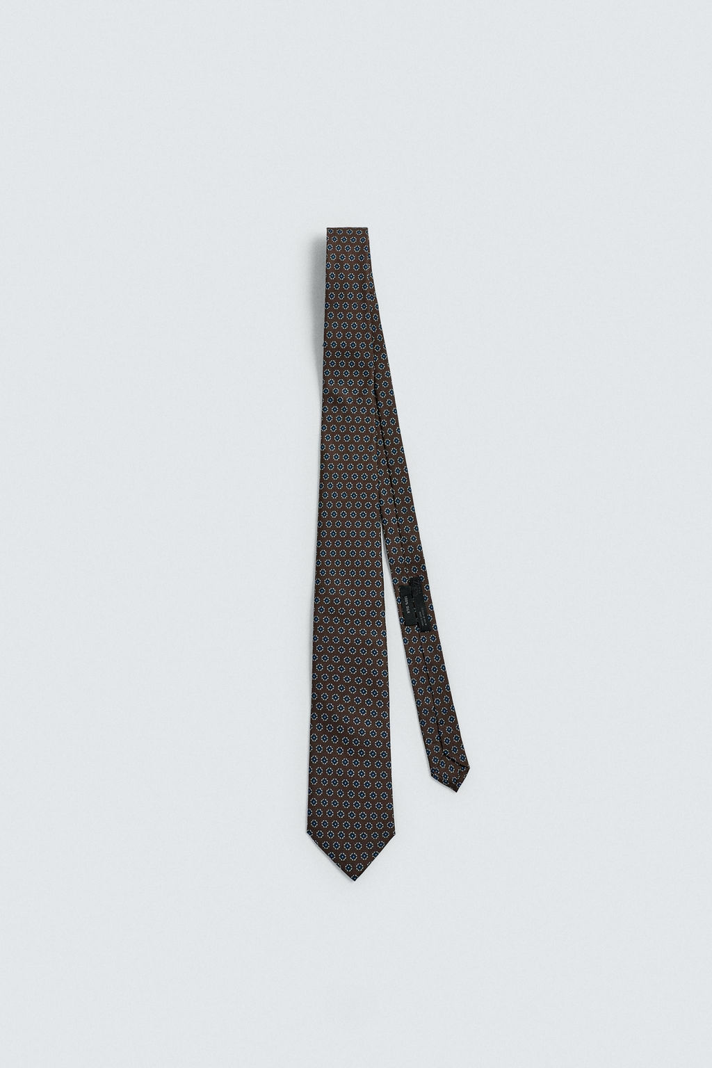 CORBATA JACQUARD GEOM?TRICO 100% SEDA / Marr?n - Zara фото 3