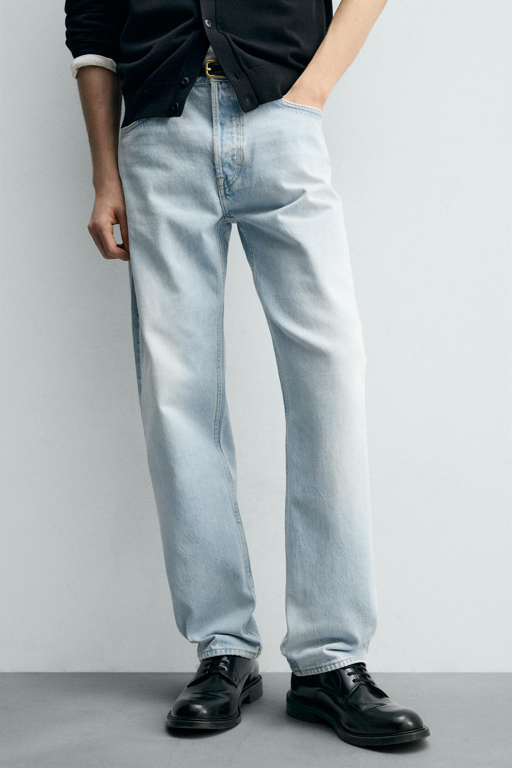 JEANS STRAIGHT FIT / Azul claro - Zara фото 5