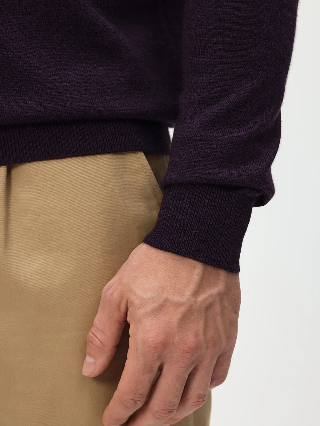 Джемпер мужской GREG G122-CT 180194 (фиолет)  фото 3