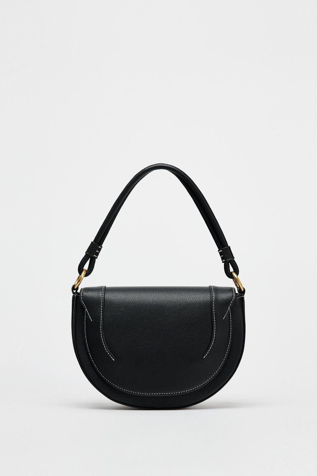 CONTRAST TOPSTITCHING CROSSBODY BAG - Zara фото 12