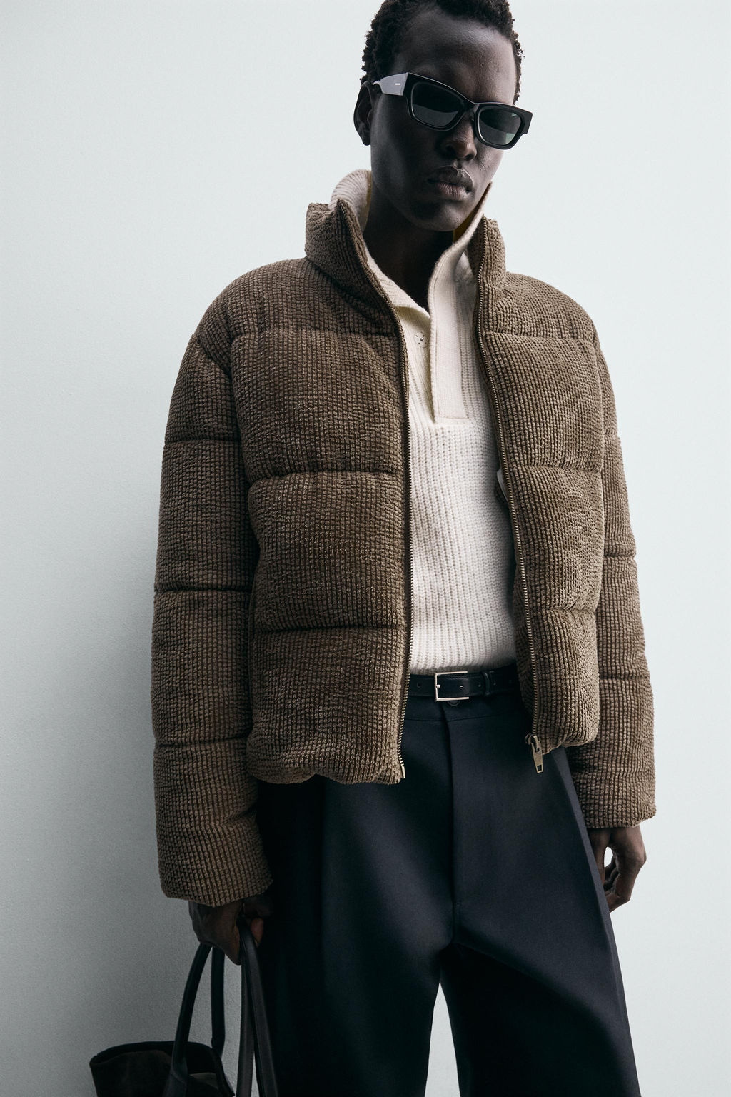 CORDUROY PUFFER JACKET - Zara фото 4