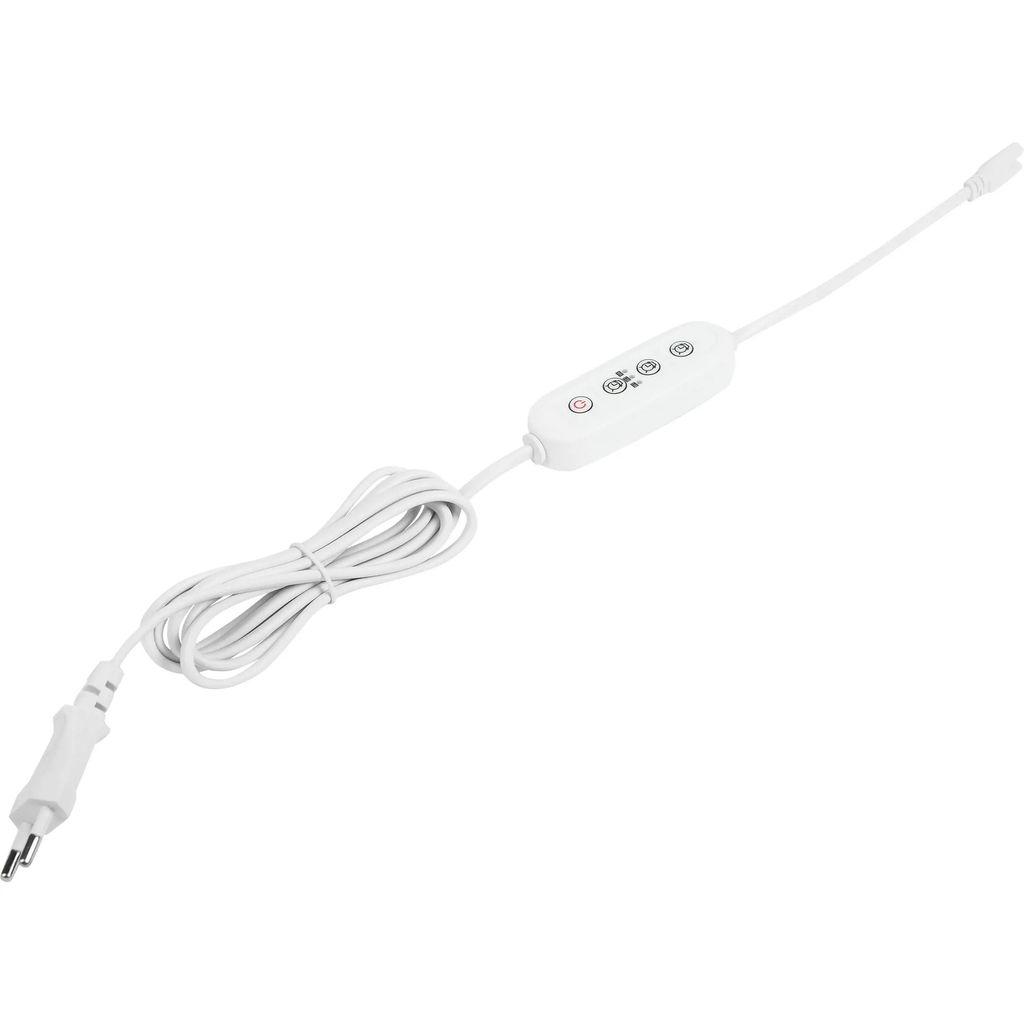 UST-E32 WHITE 2M Таймер с вилкой и разъемом L,N для фито светильника, 220В. 150Вт. Провод 2 метра. ТМ Uniel
