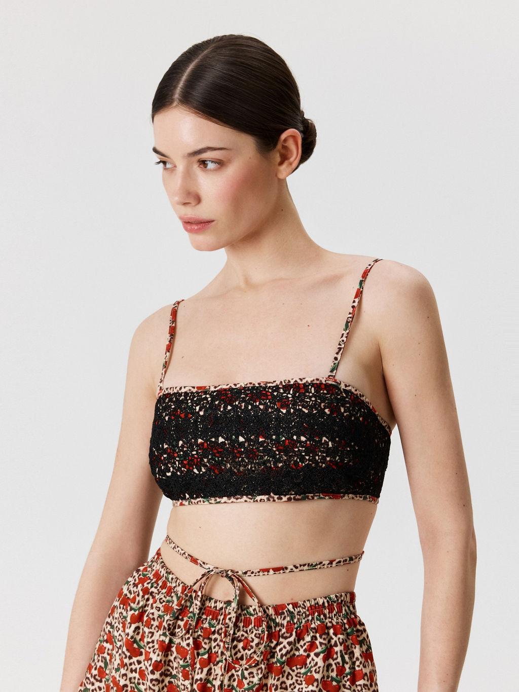 Infinity / Блузка-топ жен. Litina леопардовый принт