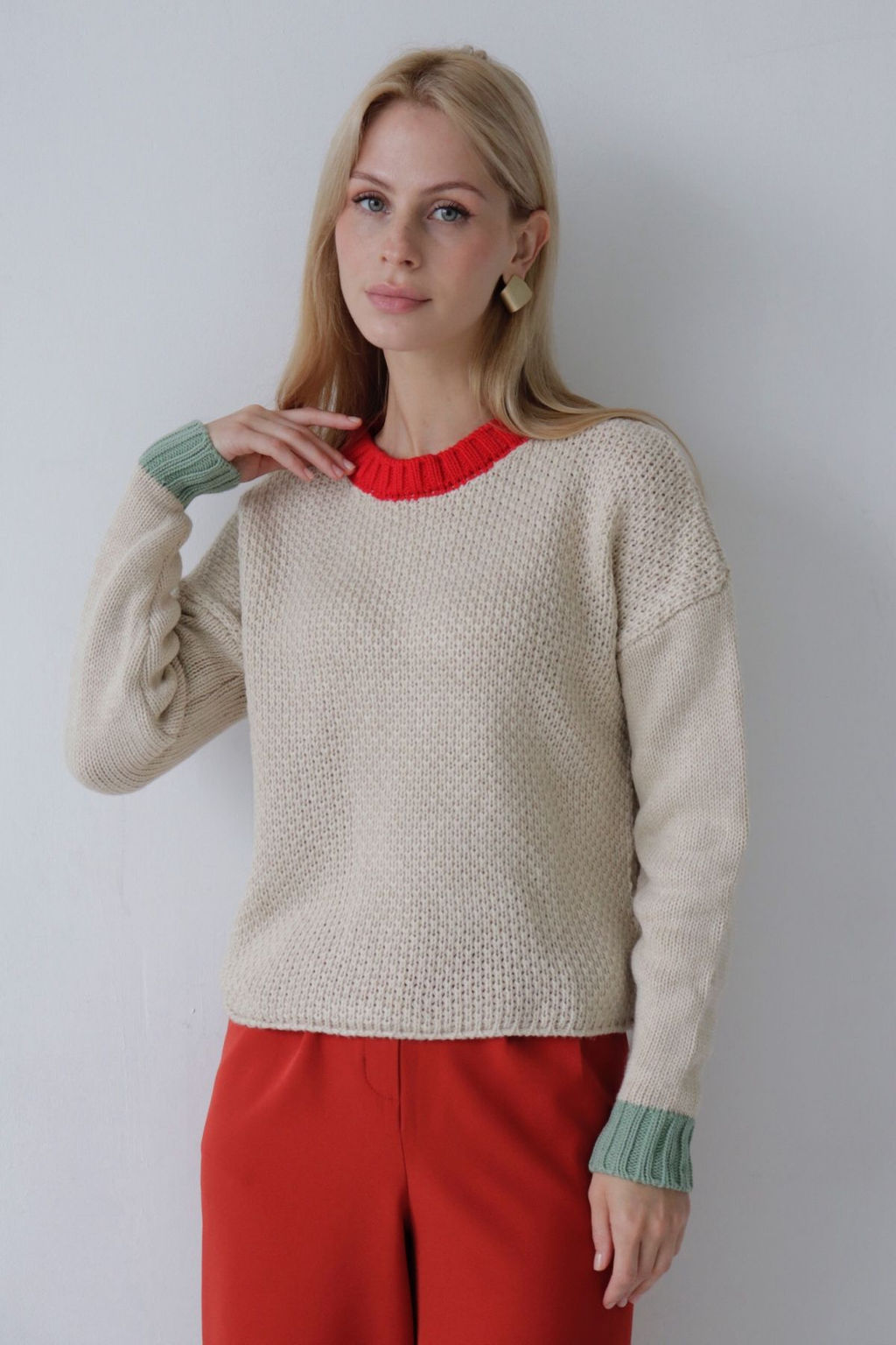 Martichelli Джемпер кремовый  фото 4