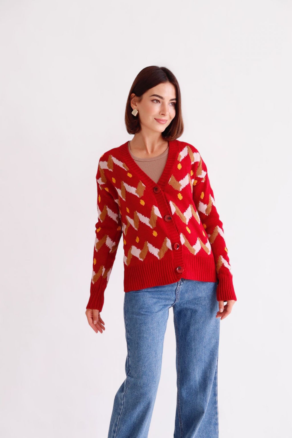 Martichelli Кардиган красный  фото 7