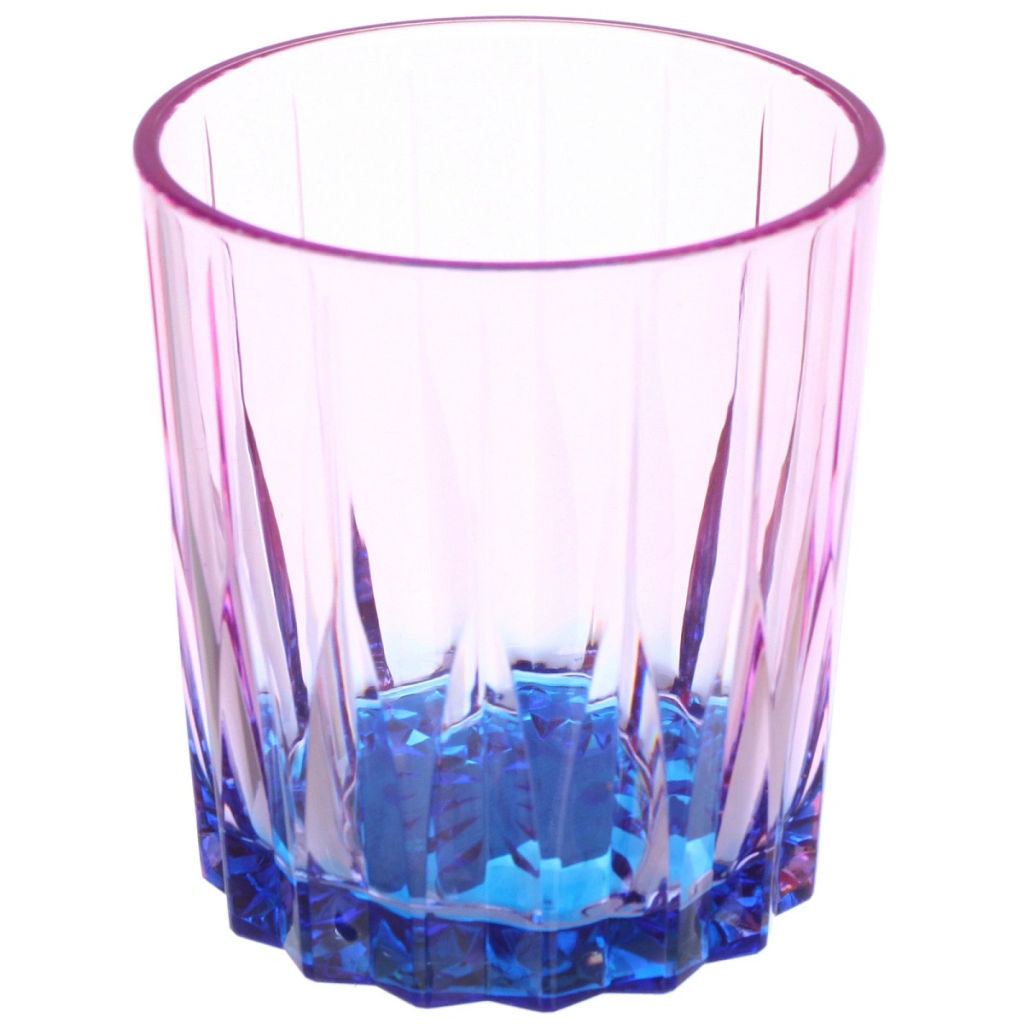 Цена за 2 шт. Стакан пластиковый 280мл "Диско", микс цветов