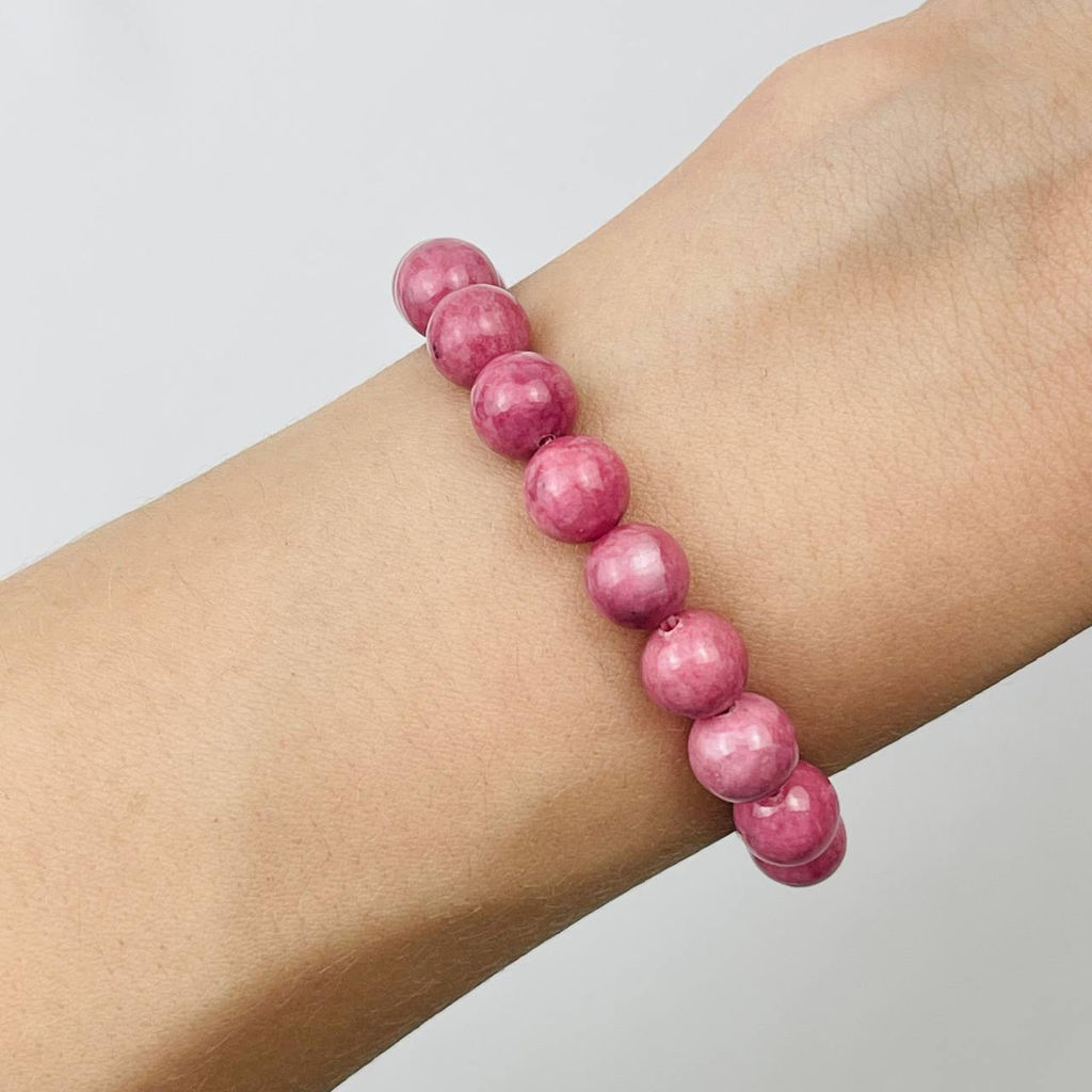 Браслет из Родонита 17 см