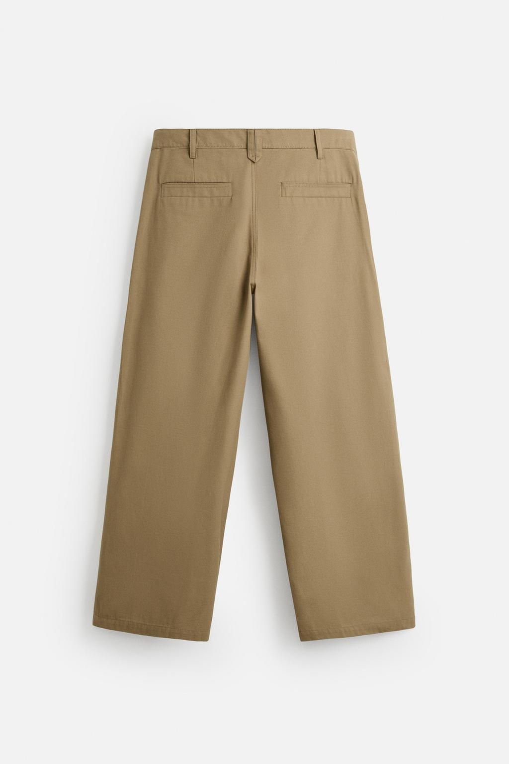 PLEATED WIDE-LEG TROUSERS - Zara фото 8