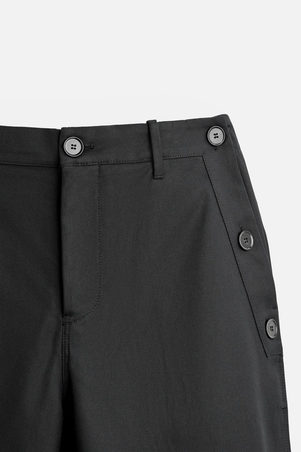 BUTTON SUIT TROUSERS - Zara фото 8