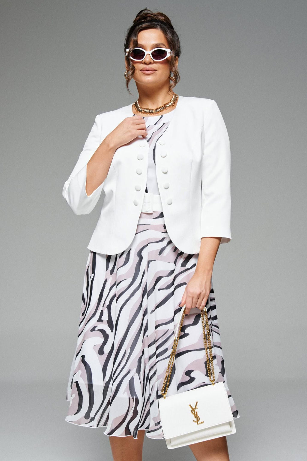 Комплект (Жакет, Платье) - B&F фото 6