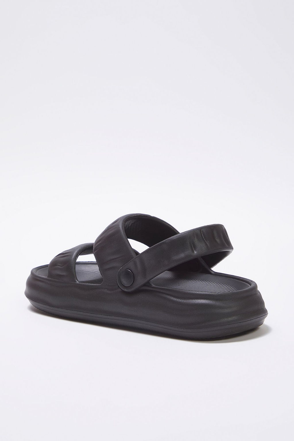 Trendyol Shoes Siyah Cift Bantl? Hafif Taban Kad?n Eva Sandalet Terlik TAKSS25SD00032 - Trendyolmilla фото 7