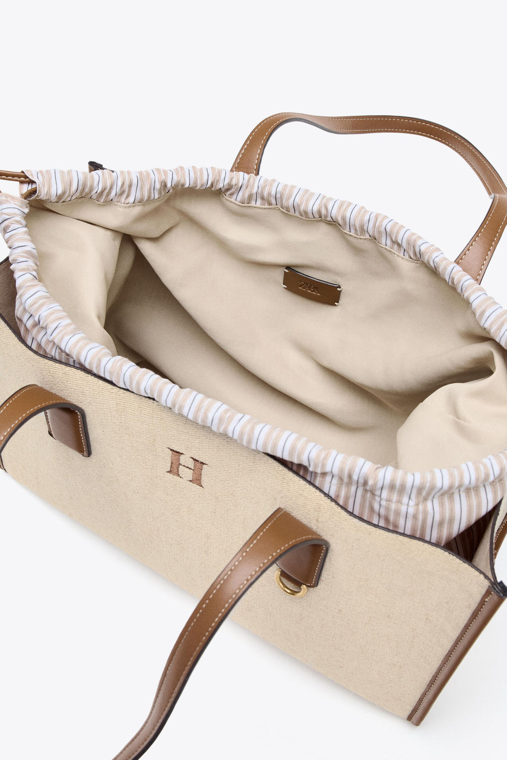 MAXI CANVAS TOTE BAG - Zara фото 5